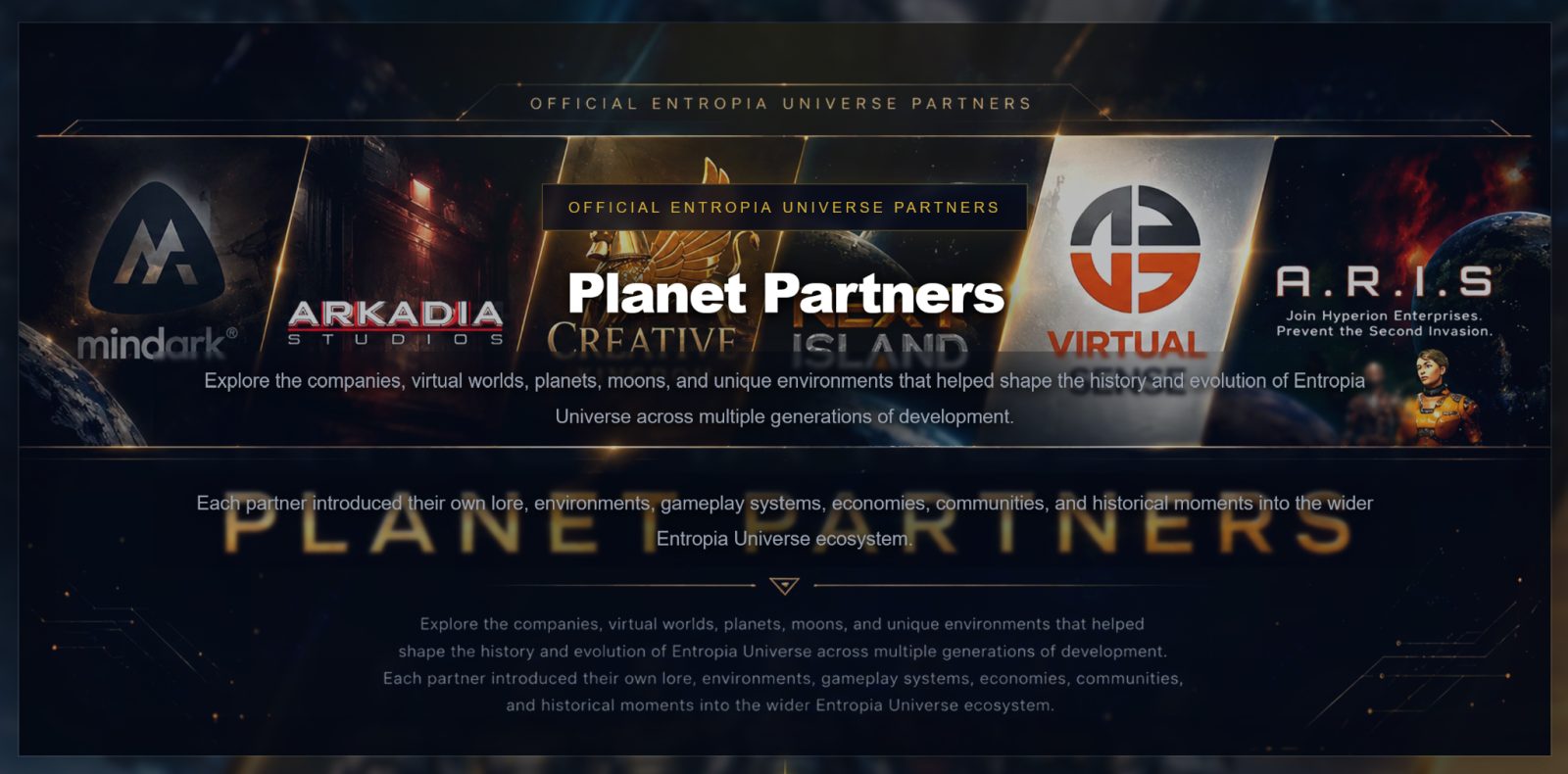 Brand new planet partner section added!