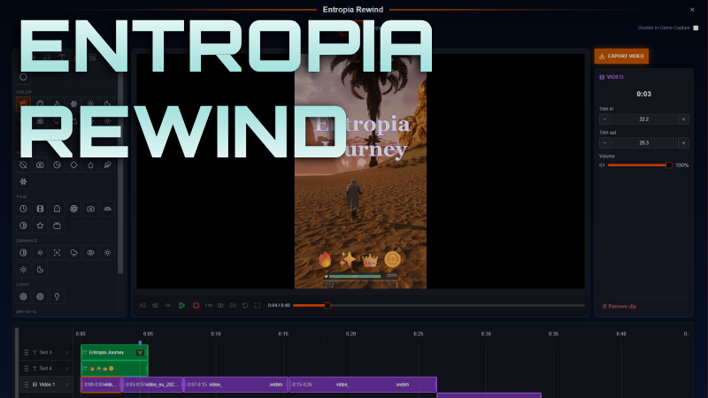 Entropia Rewind: Coming Soon