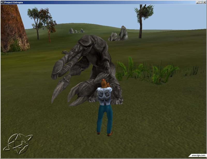 Confrontation with a Large Creature – Entropia Universe Encounter