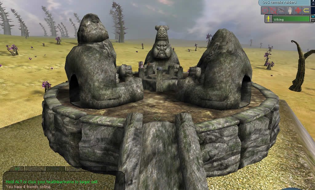 Stone Altar Surrounded by Monoliths – Entropia Universe Exploration