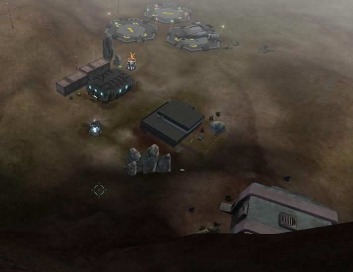 Overhead View of Industrial Complex – Entropia Universe Exploration
