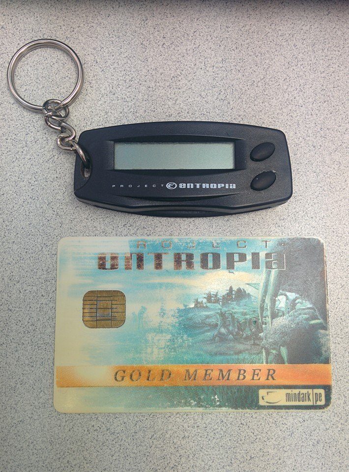 Project Entropia Keychain and Membership Card – Entropia Universe Memorabilia
