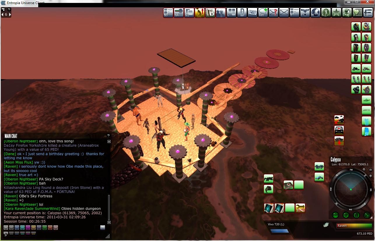 Sky Deck Gathering – Entropia Universe Celebration
