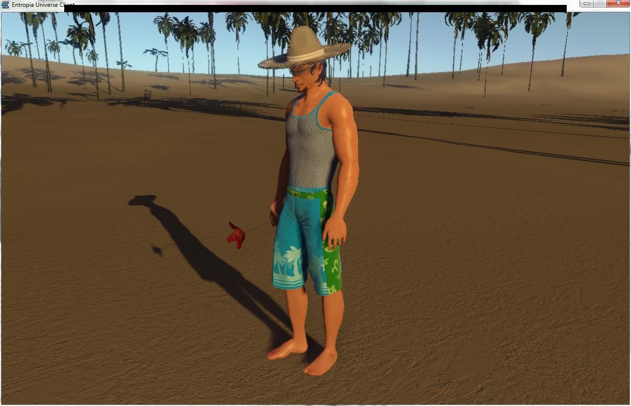 Avatar in Tropical Environment – Entropia Universe Exploration