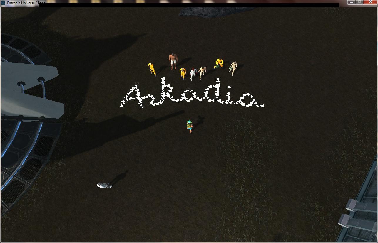 Player Gathering at Arkadia – Entropia Universe Celebration