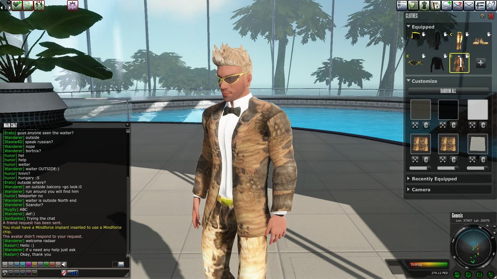 Stylish Avatar in Unique Outfit – Entropia Universe Fashion Showcase