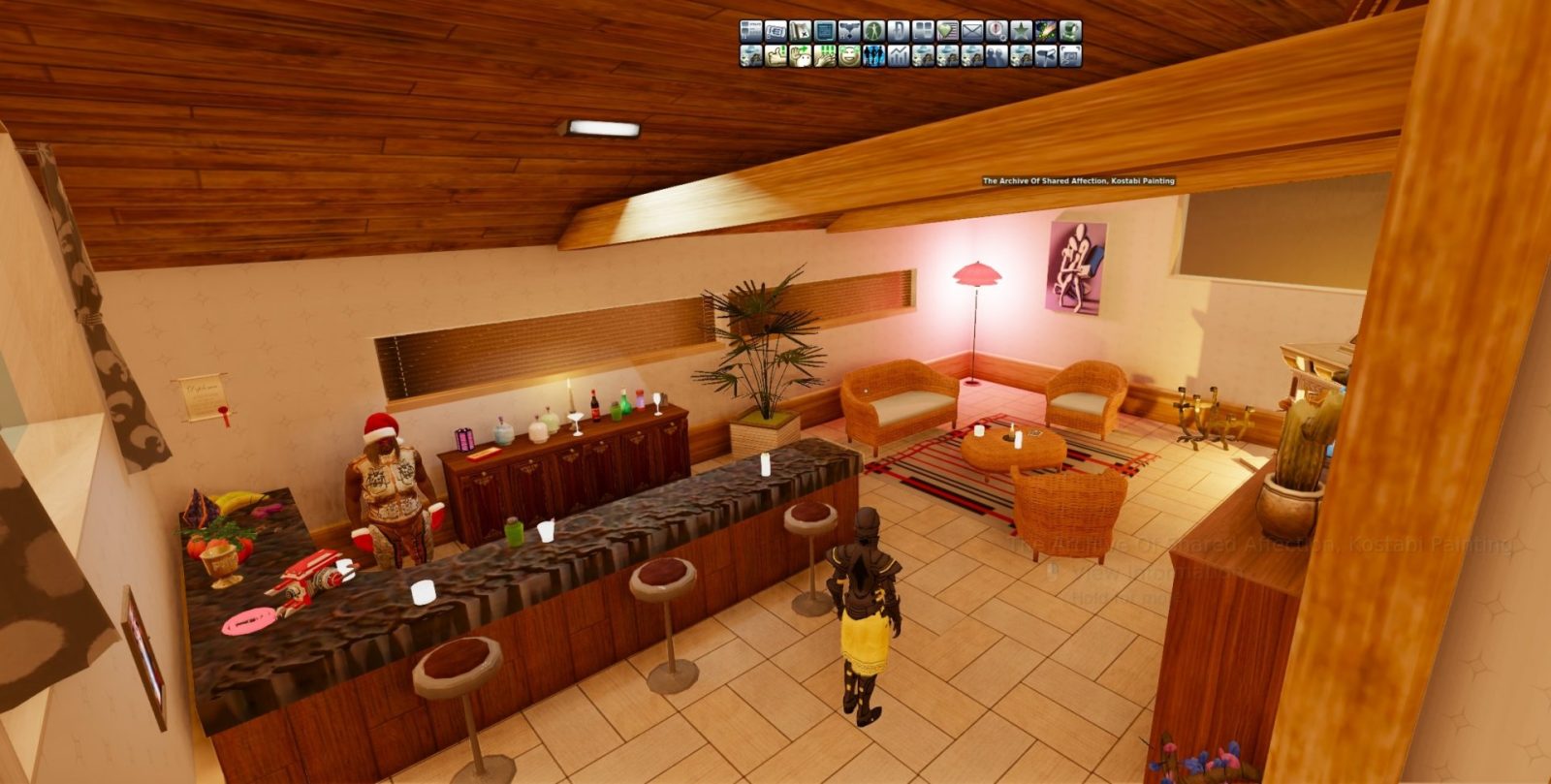 Cozy Interior Lounge Scene – Entropia Universe