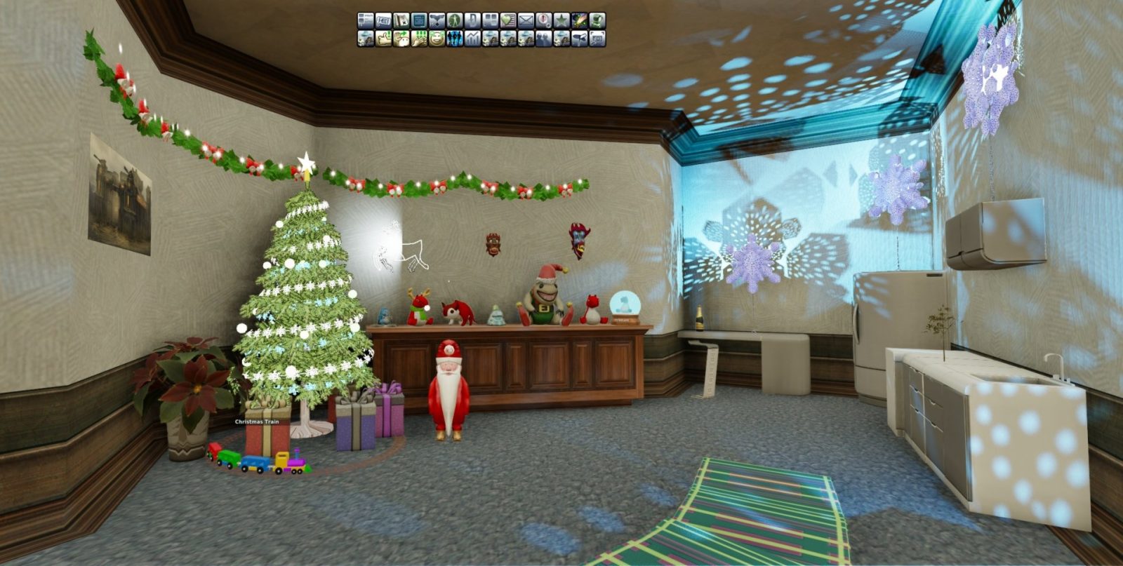 Festive Room Decor – Entropia Universe Holiday Celebration