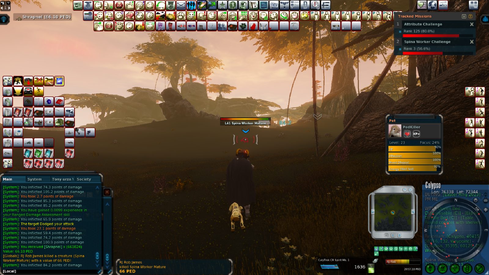 Spina Worker Encounter – Entropia Universe Gameplay