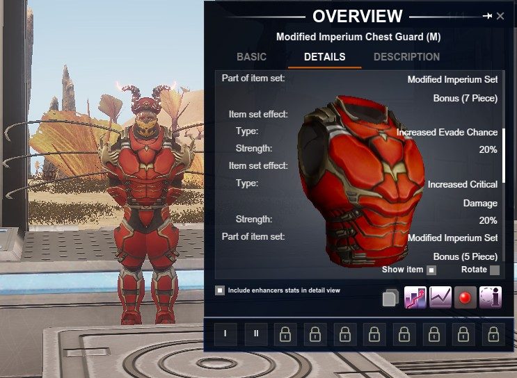 Modified Imperium Chest Guard Overview – Entropia Universe