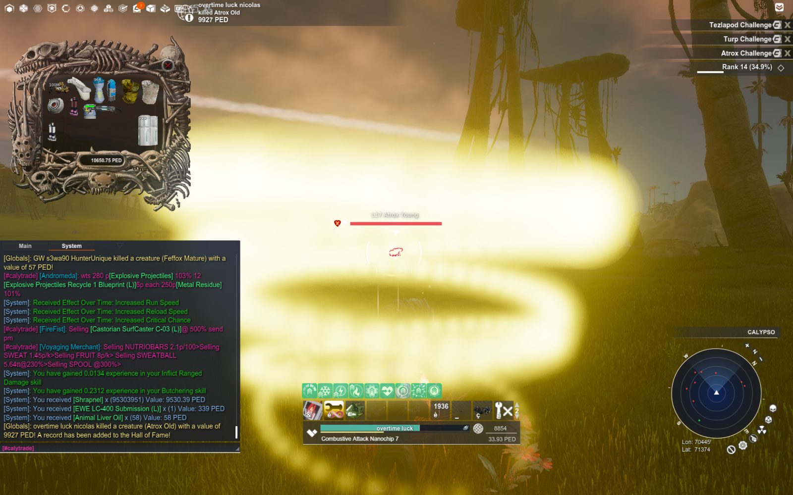 Hall of Fame Event – Entropia Universe Achievement